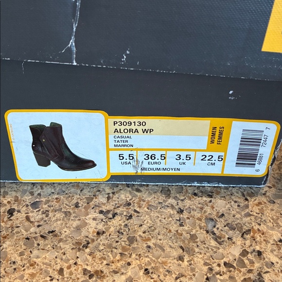 5.5 Women’s CAT Brown Boots - Picture 11 of 12